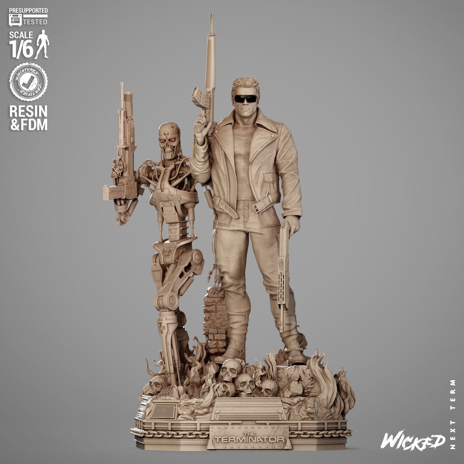 Terminator 1 Diorama