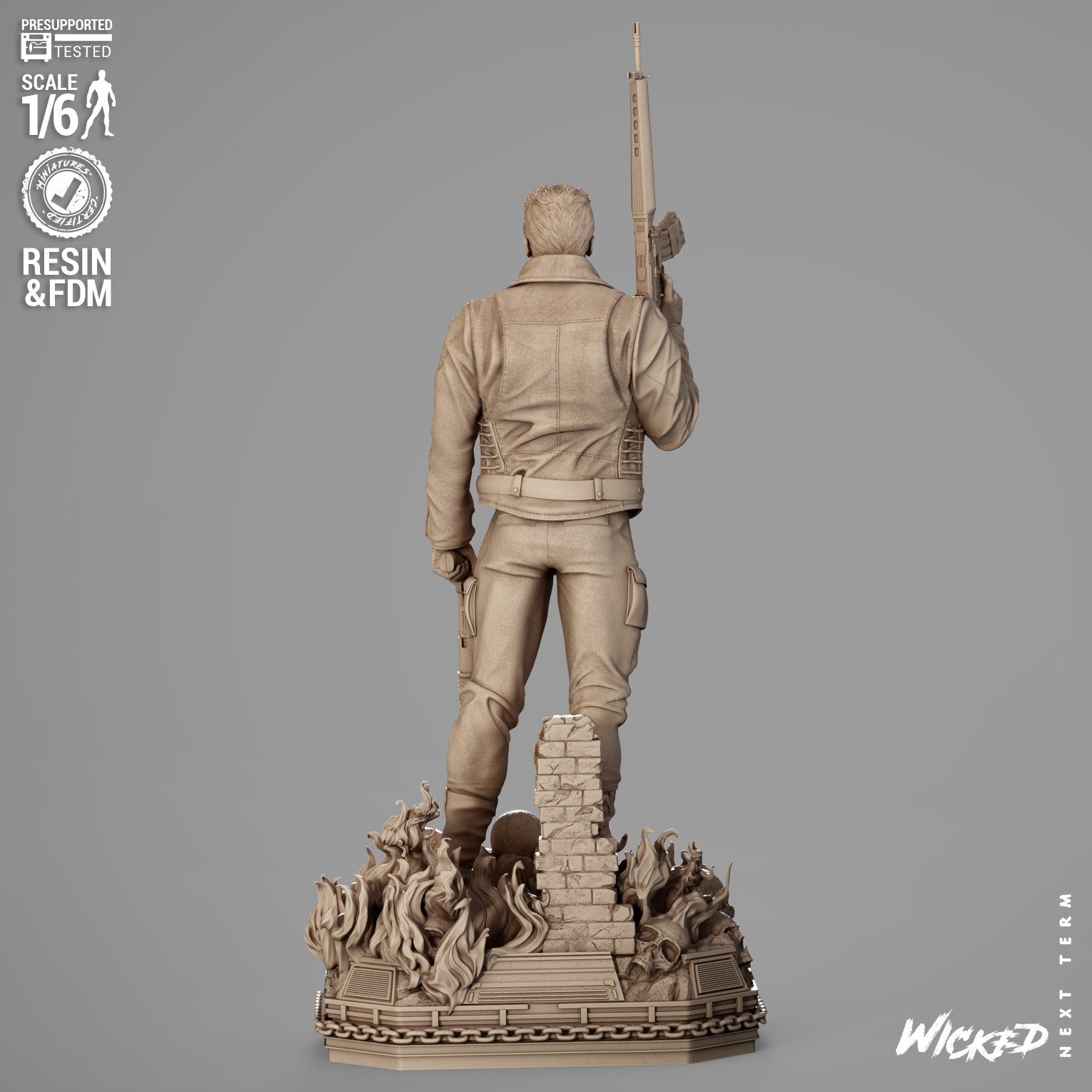 Terminator 1 Sculpture - Image 3