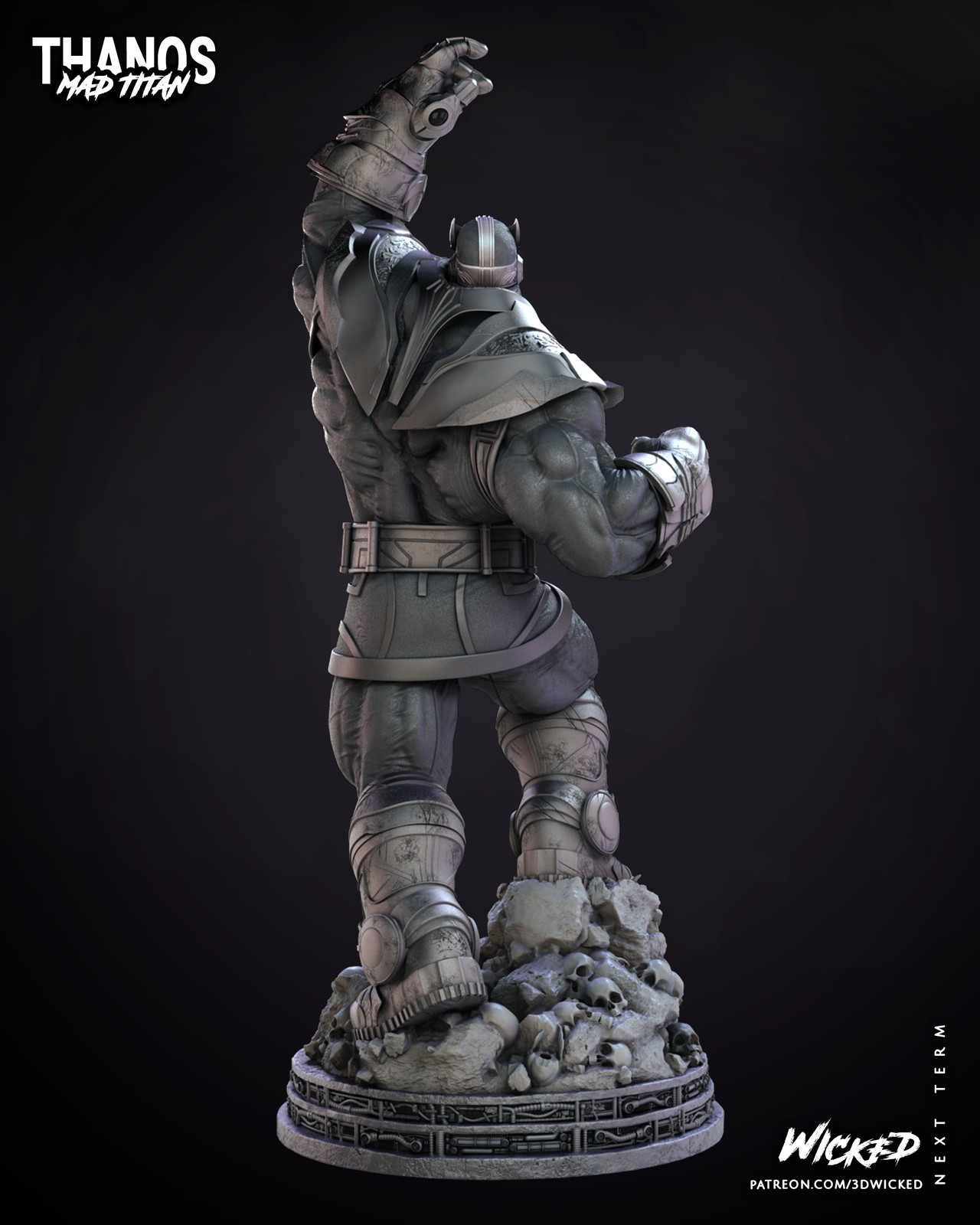 Marvel Thanos Comic Sculpture - Image 4