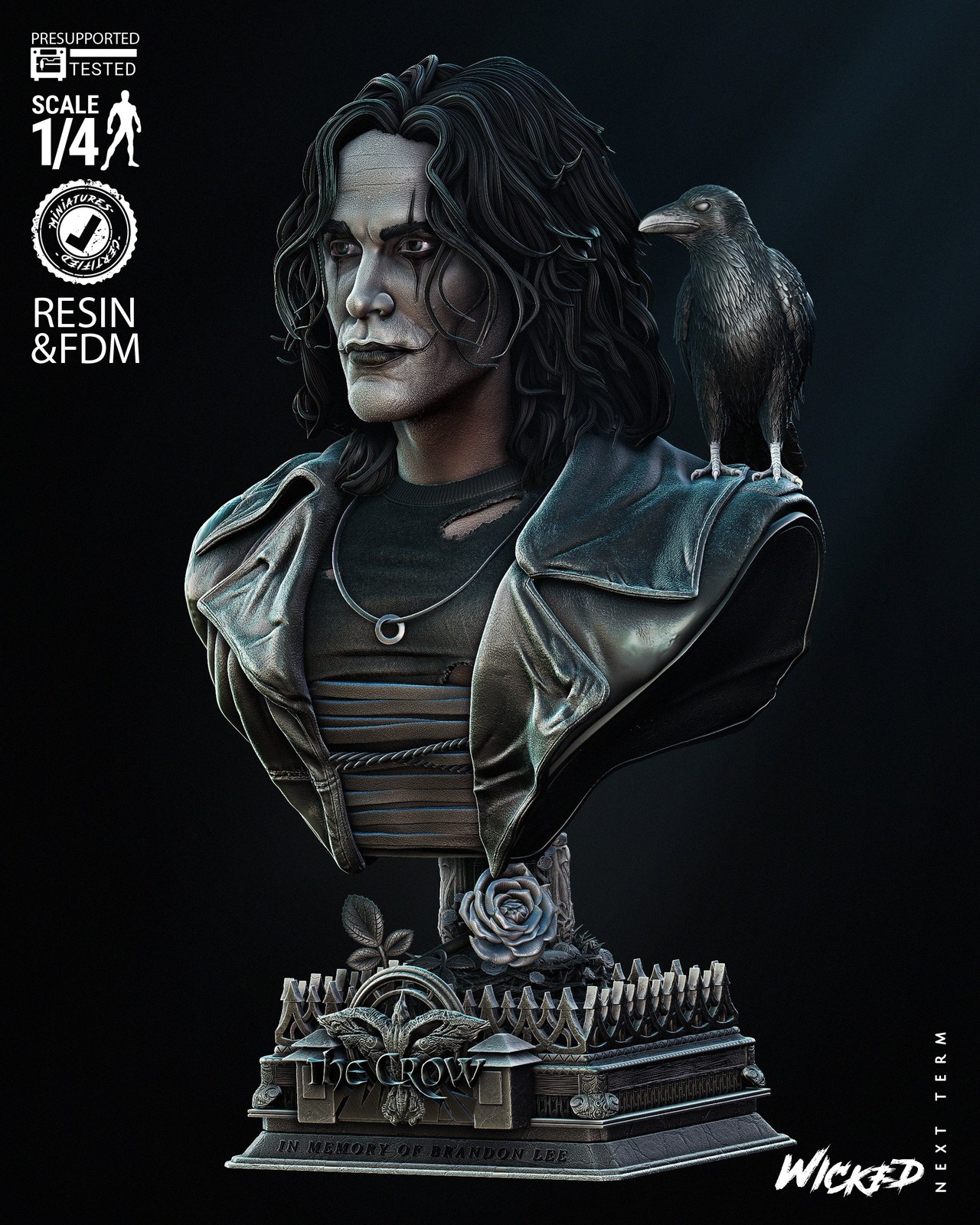 The Crow Bust Portrait - Image 2