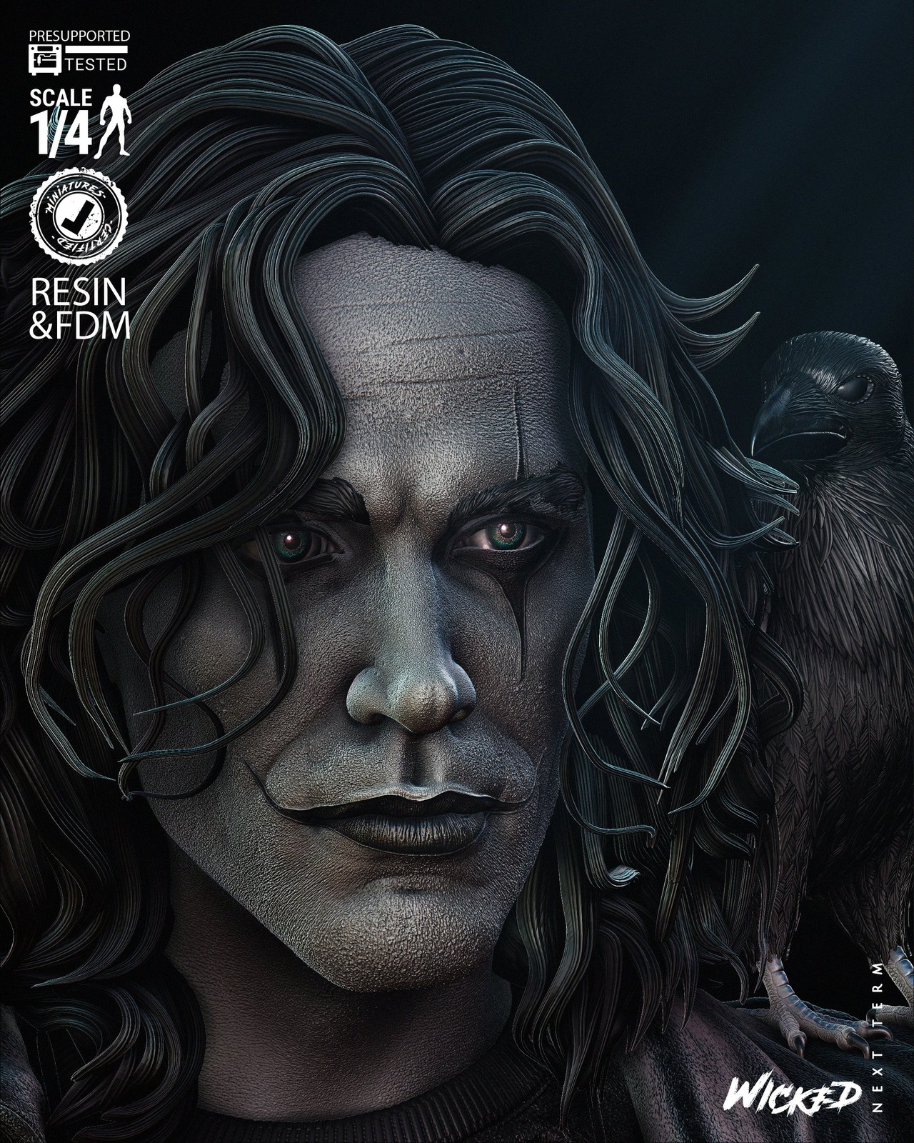 The Crow Bust Portrait - Image 5