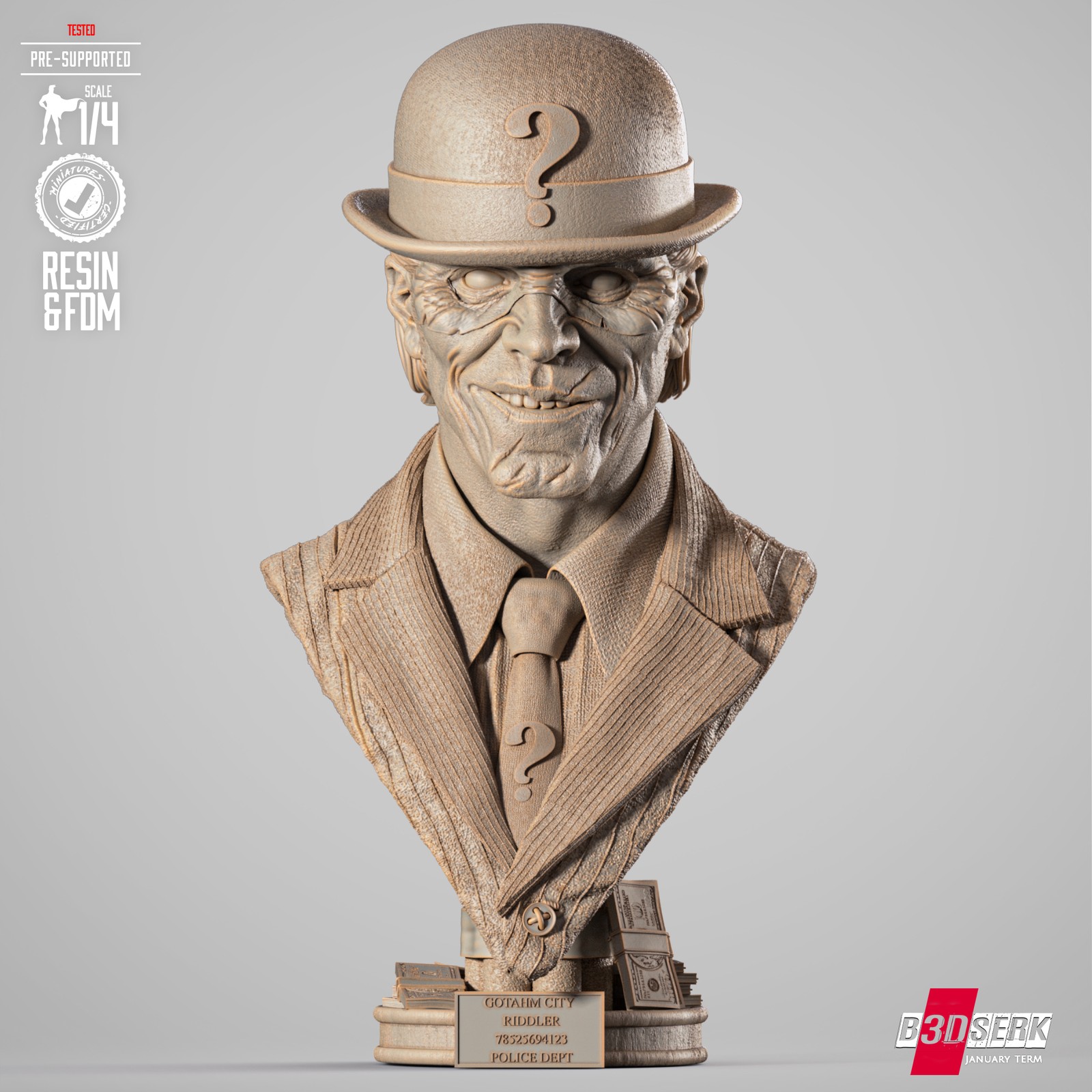 The Riddler Portrait Bust