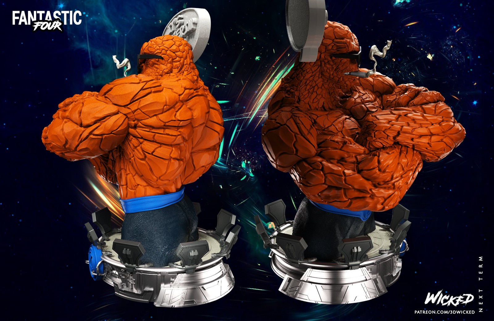 Marvel The Thing Bust - Image 3