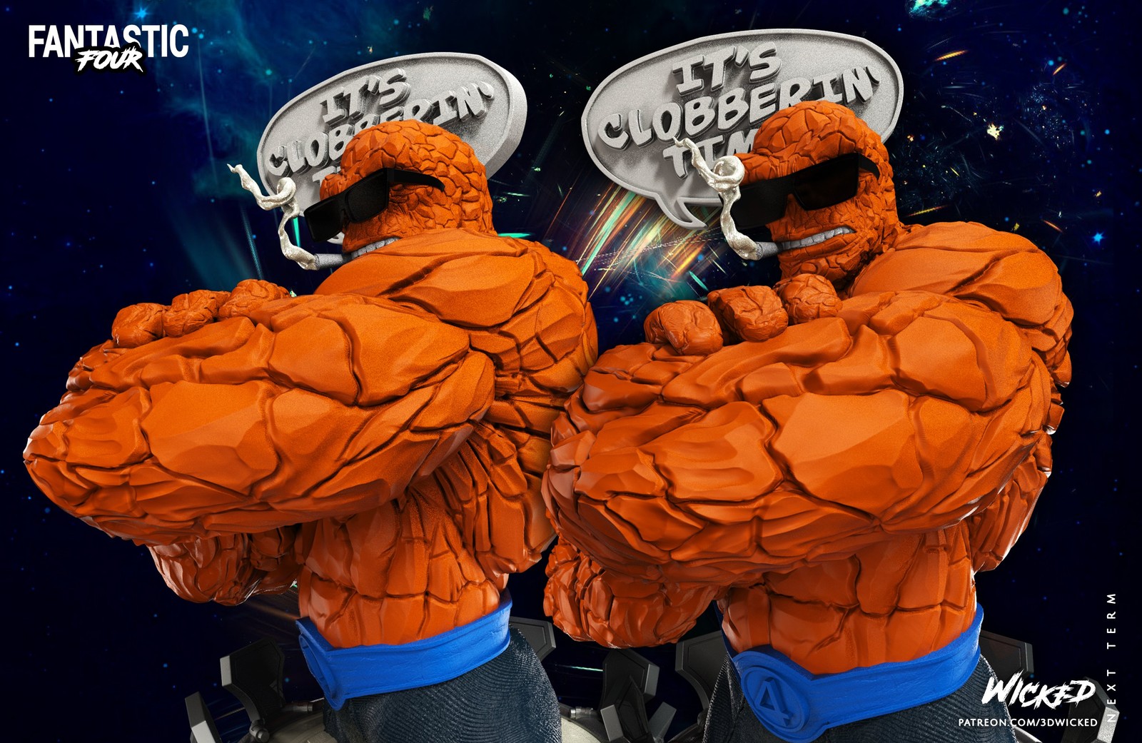 Marvel The Thing Bust - Image 5