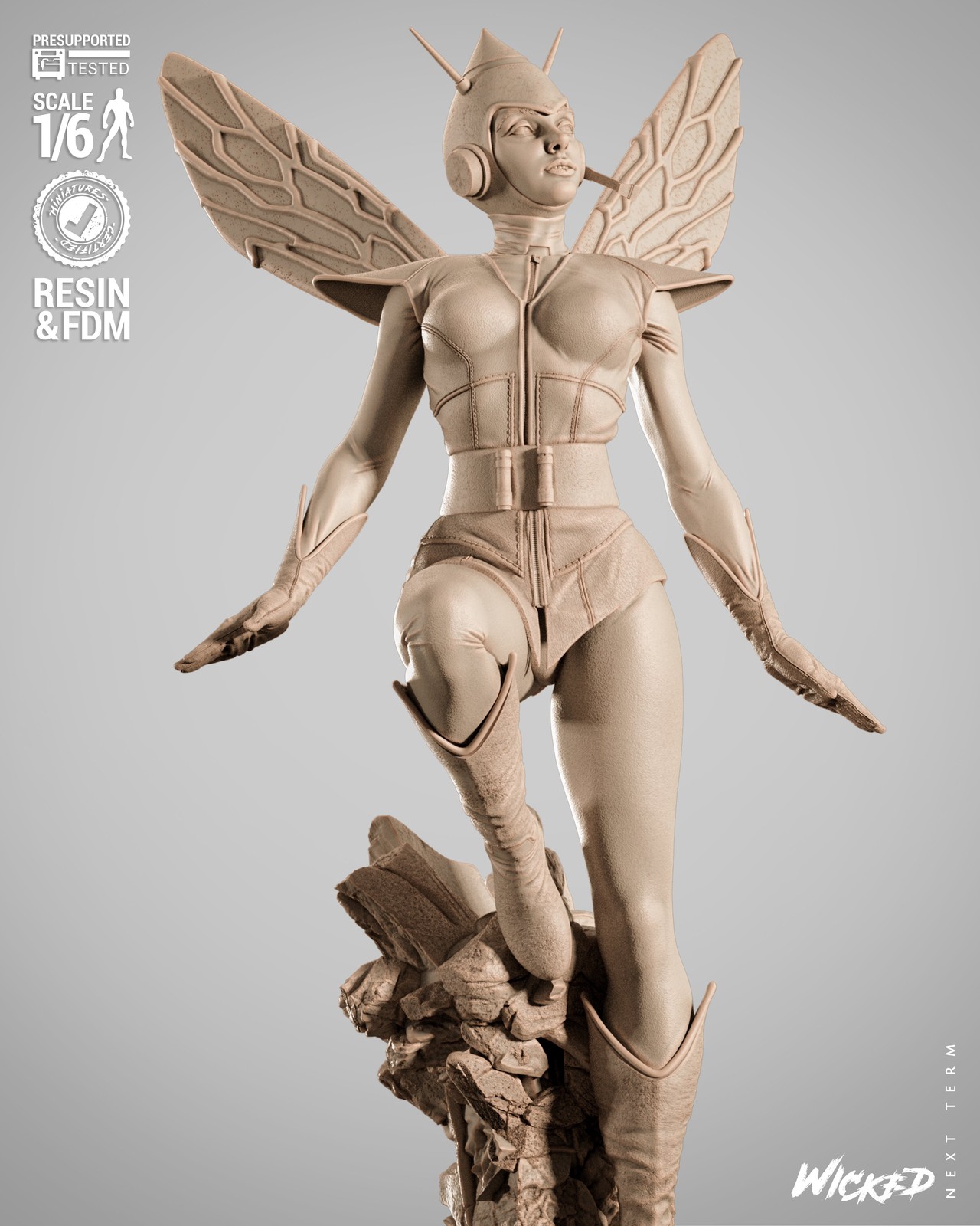 Marvel The Wasp Sculpture - Image 3