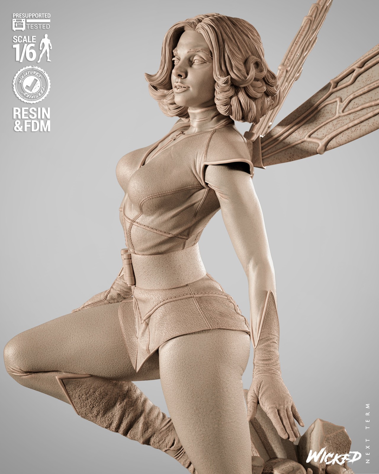 Marvel The Wasp Sculpture - Image 4