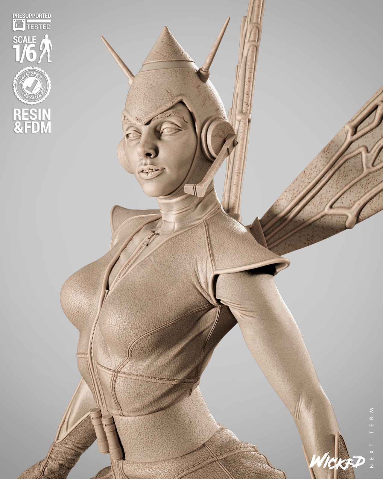 Marvel The Wasp Sculpture - Image 5