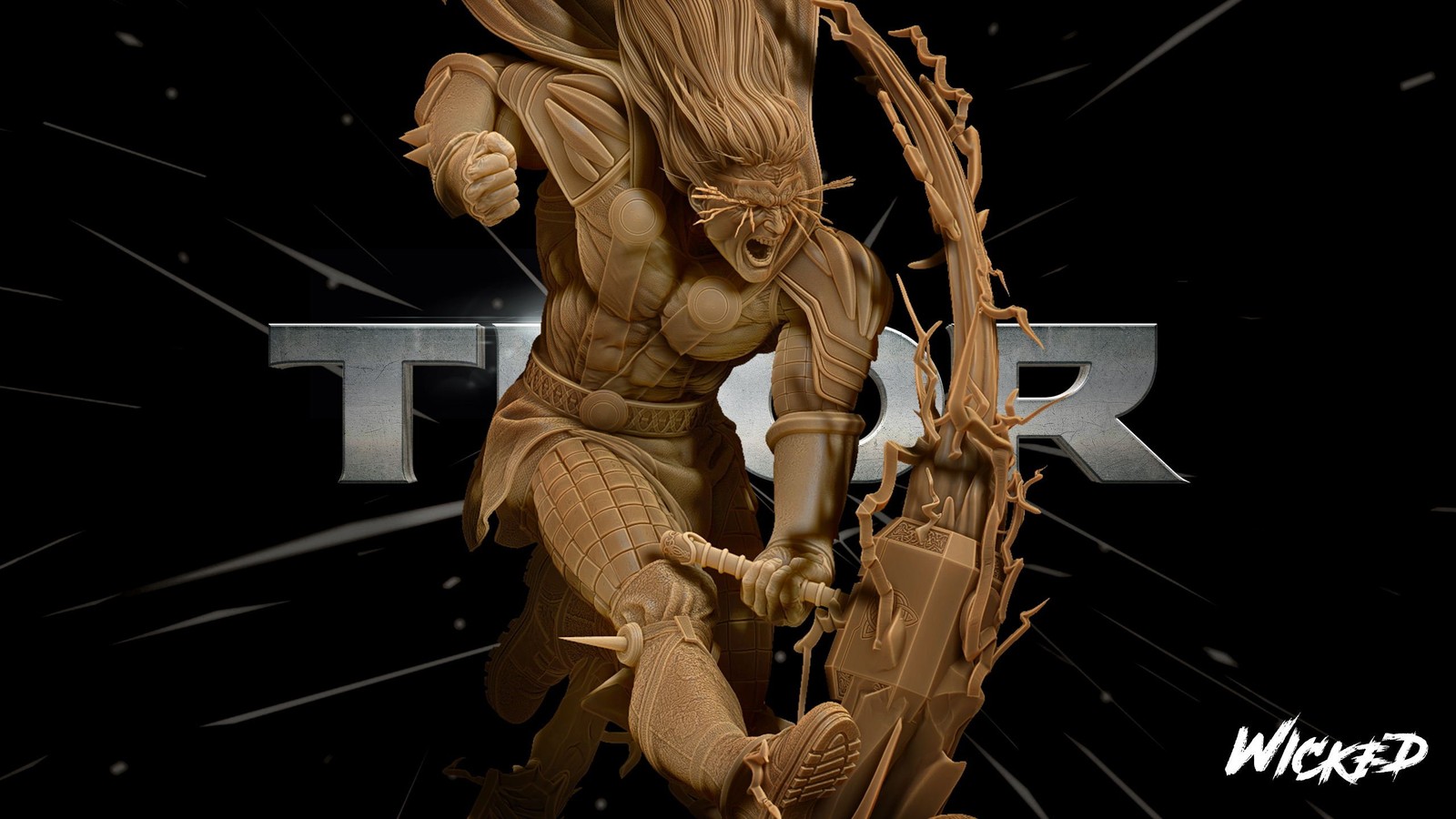 Marvel Thor 2023 Sculpture