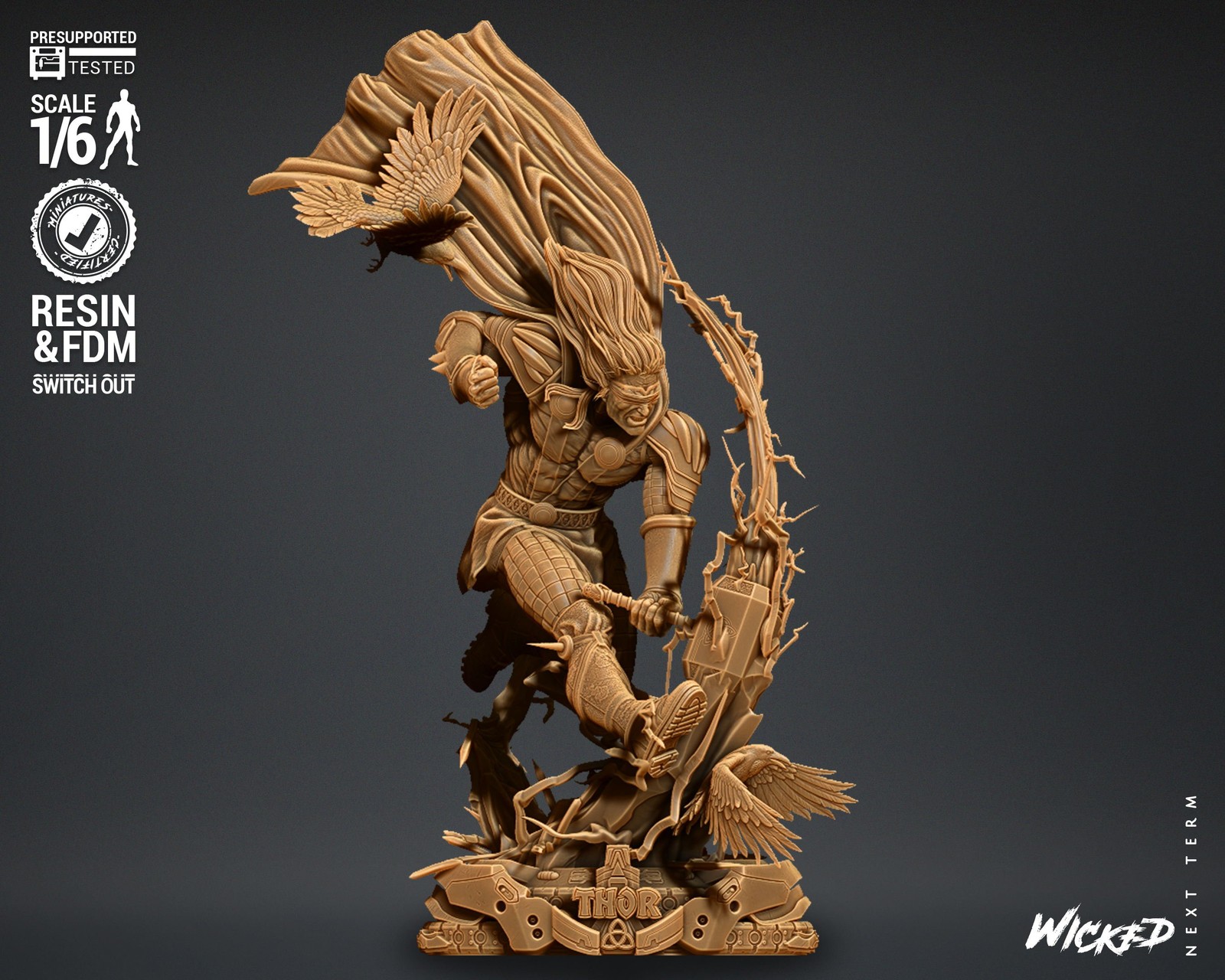 Marvel Thor 2023 Sculpture - Image 2