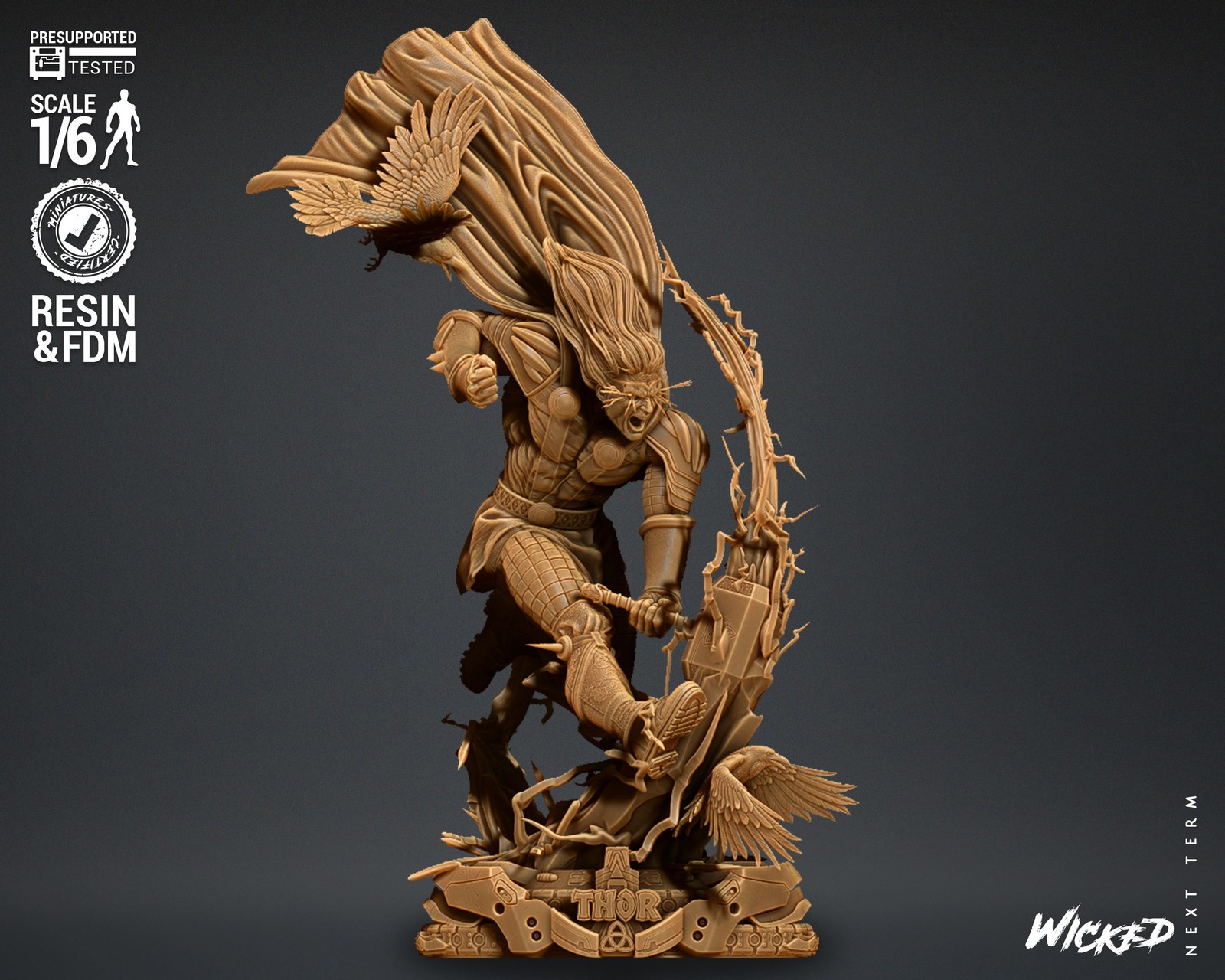 Marvel Thor 2023 Sculpture - Image 3