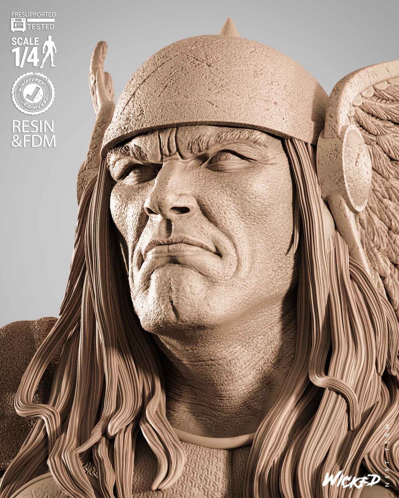 Marvel Thor Portrait Bust - Image 4