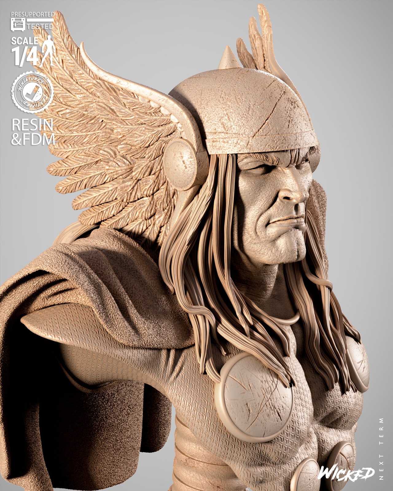 Marvel Thor Portrait Bust - Image 5