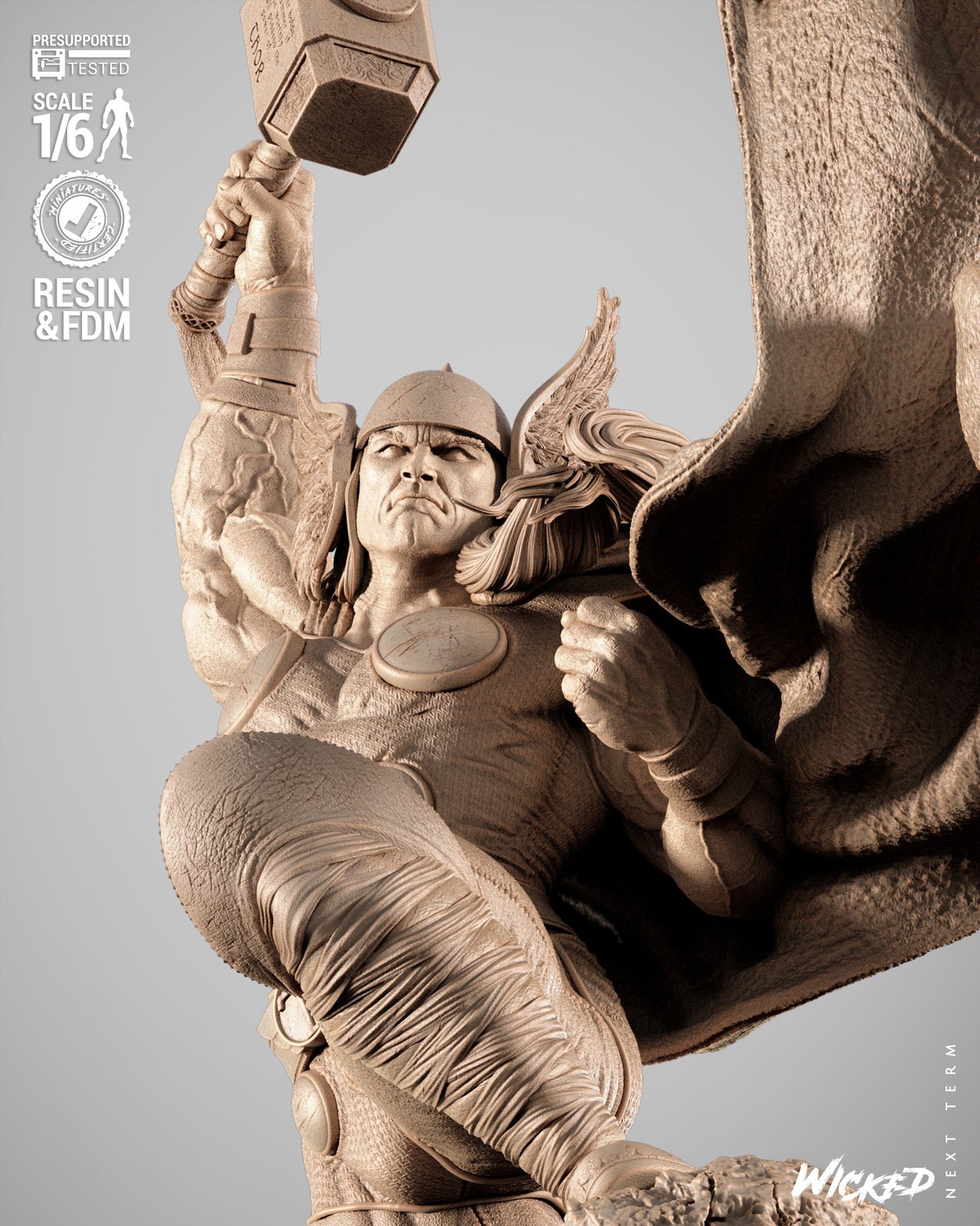 Marvel Thor Sculpture - Image 5