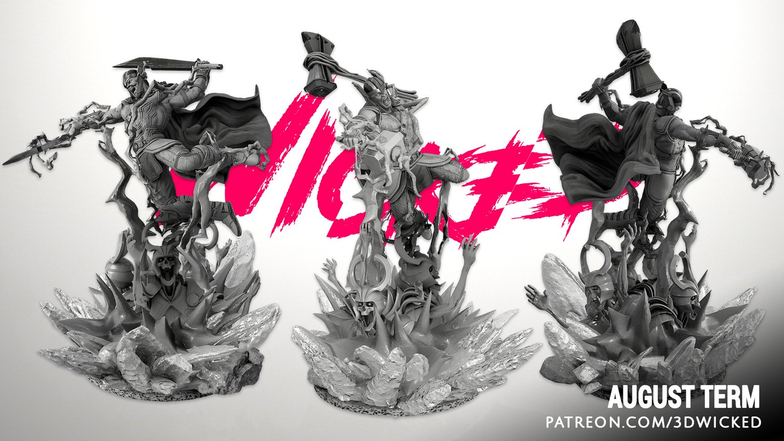 Marvel Thor Ragnarok Sculpture - Image 5