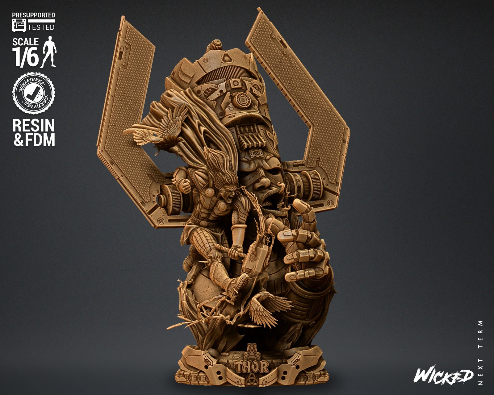 Marvel Thor Vs Galactus Diorama - Image 2