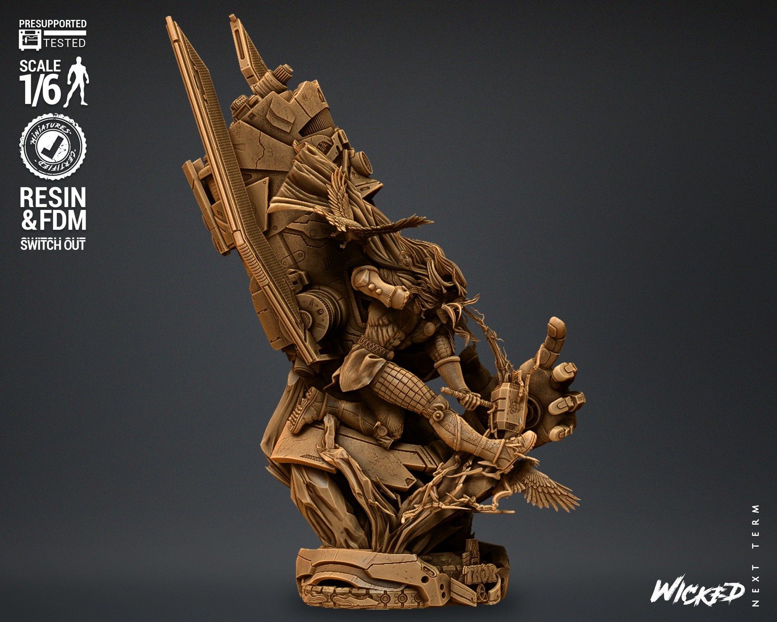 Marvel Thor Vs Galactus Diorama - Image 3