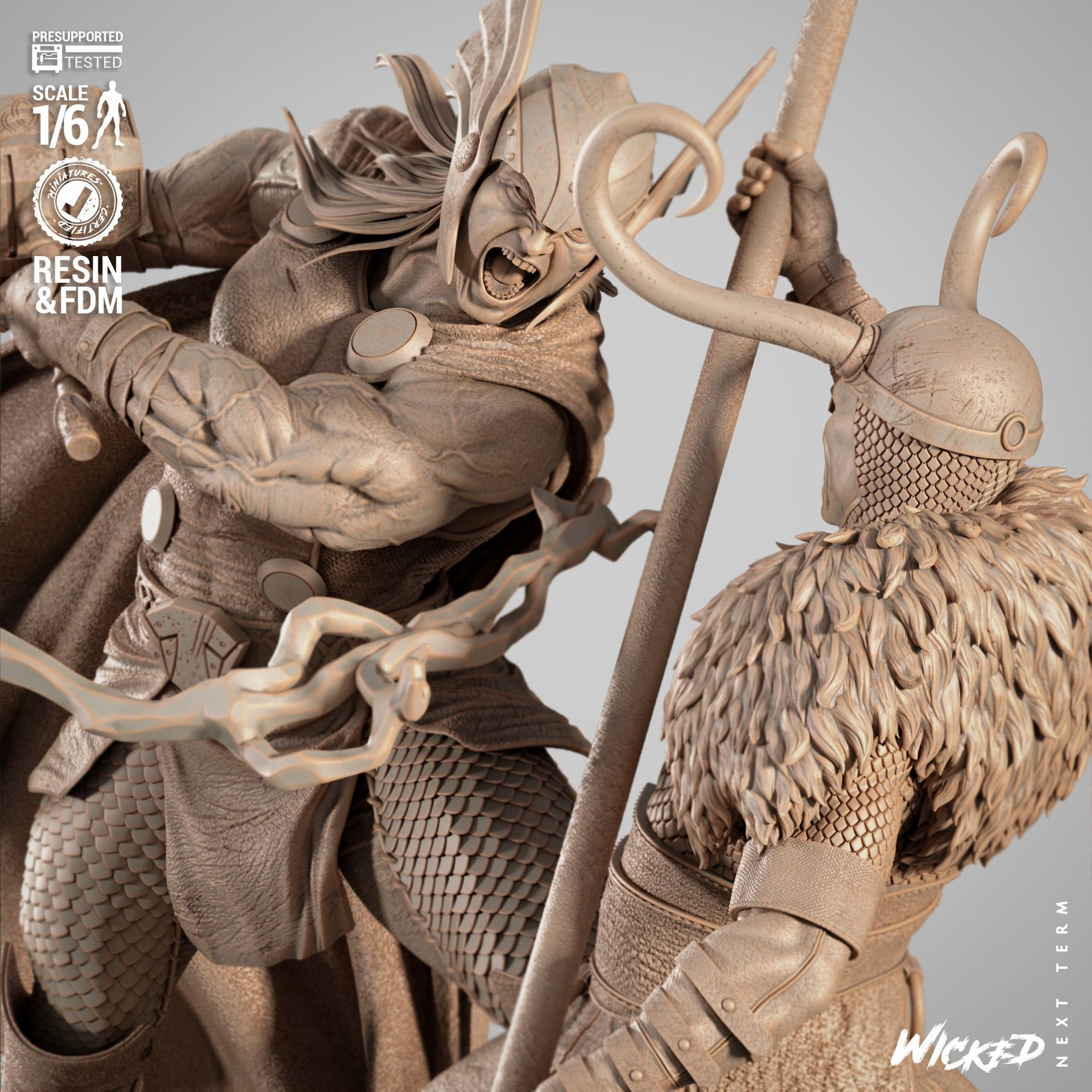 Marvel Thor and Loki Diorama - Image 4