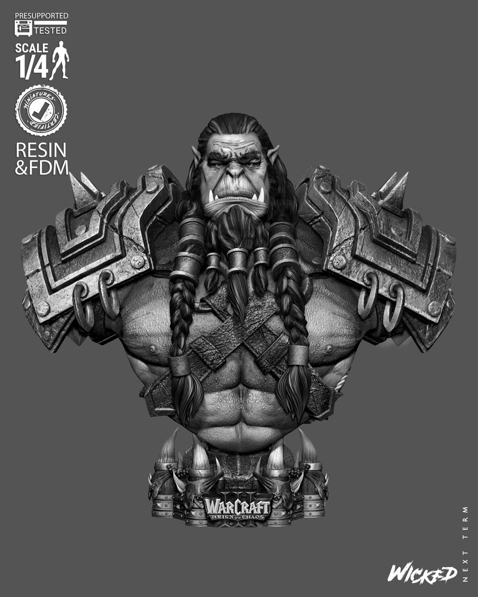 Video Games Thrall Portrait Bust