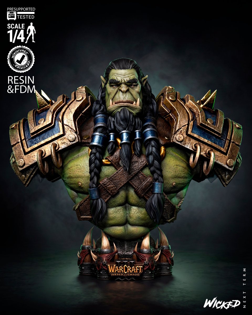 Thrall Reign of Chaos - Bust (World of Warcraft)