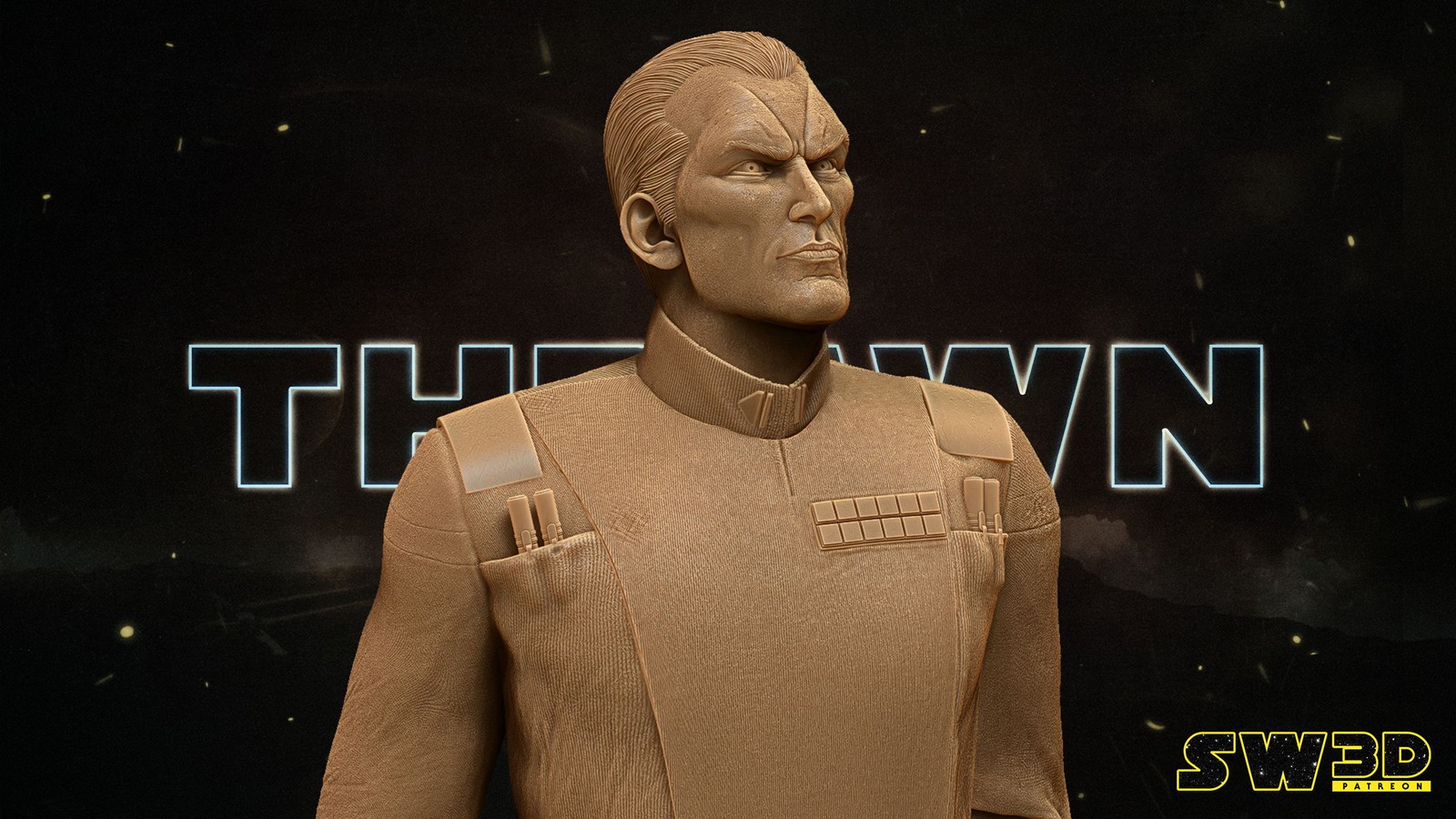 Thrawn Sculpture