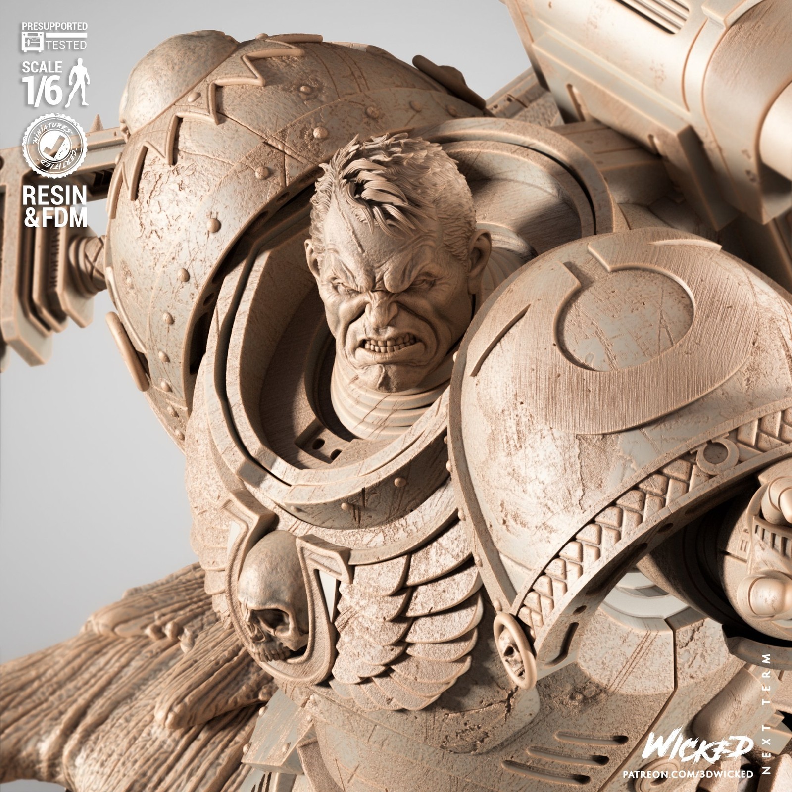 Titus Warhammer Sculpture - Image 4