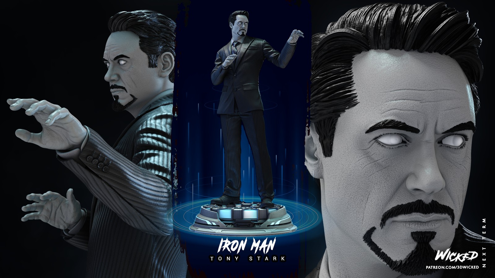 Marvel Tony Stark Sculpture