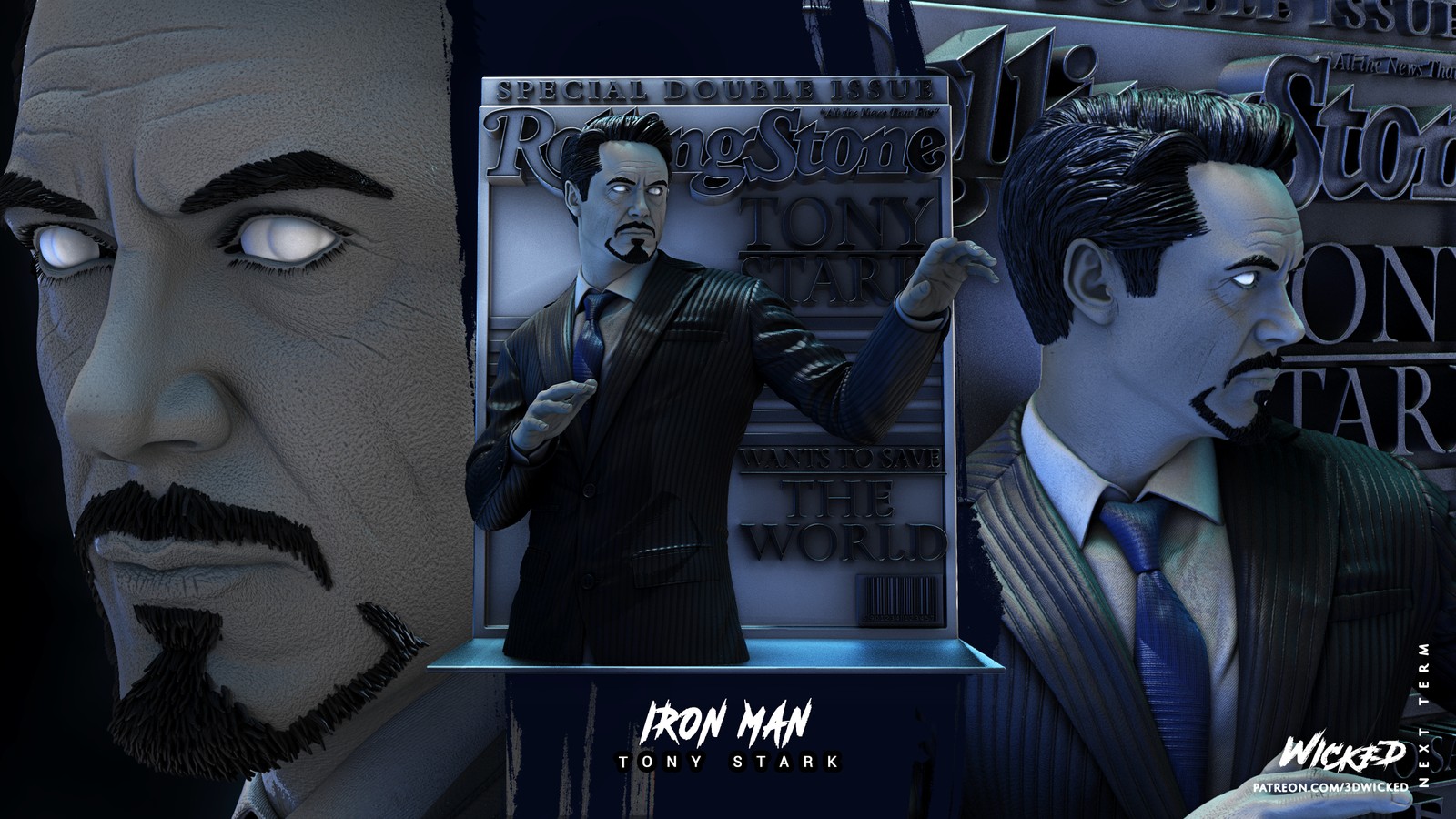 Tony Stark Wall