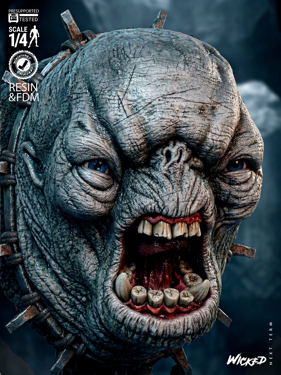 Troll Portrait Bust - Image 3