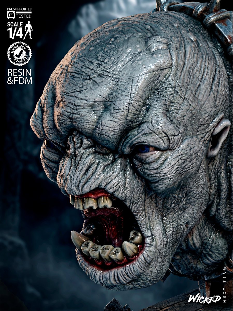 Troll Portrait Bust - Image 4