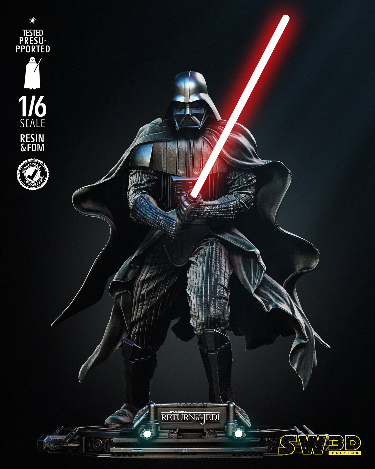 Darth Vader Return of Jedi Sculpture