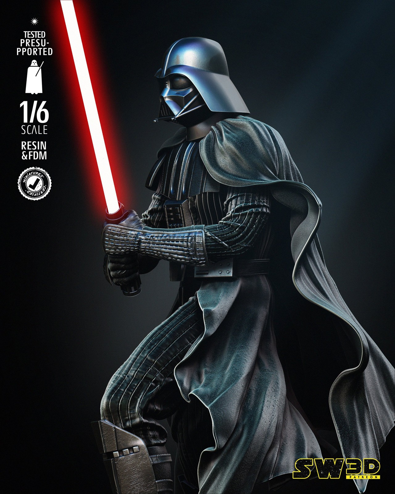 Darth Vader Return of Jedi Sculpture - Image 3