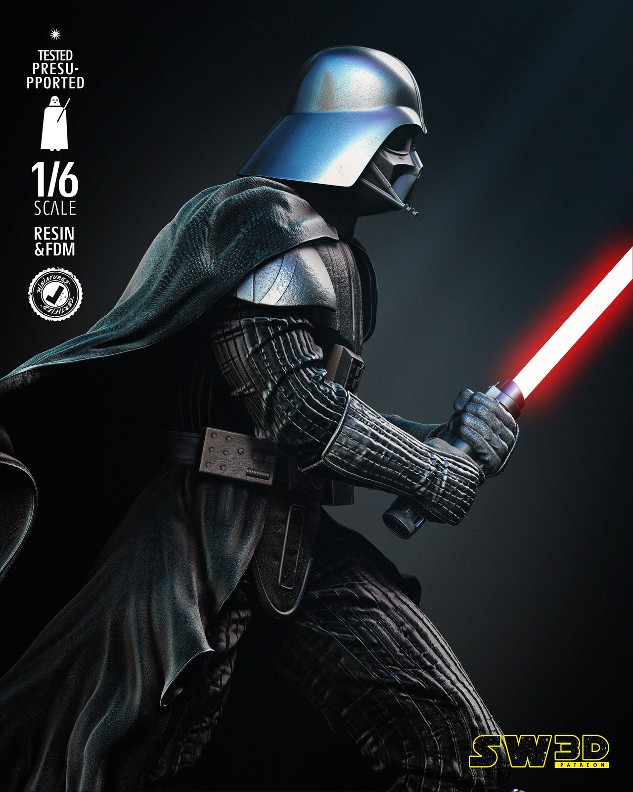 Darth Vader Return of Jedi Sculpture - Image 5