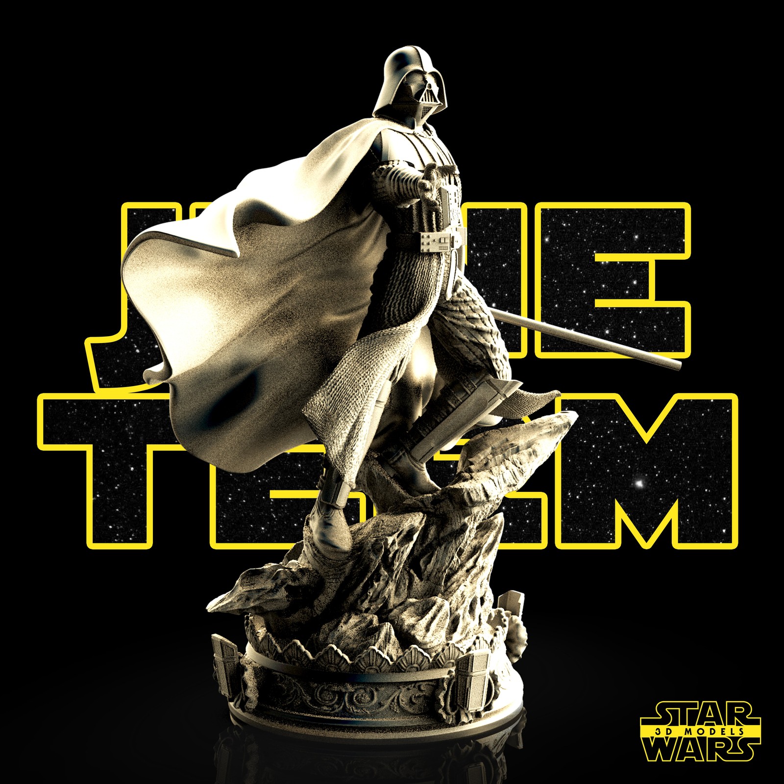 Darth Vader Sculpture - Image 3