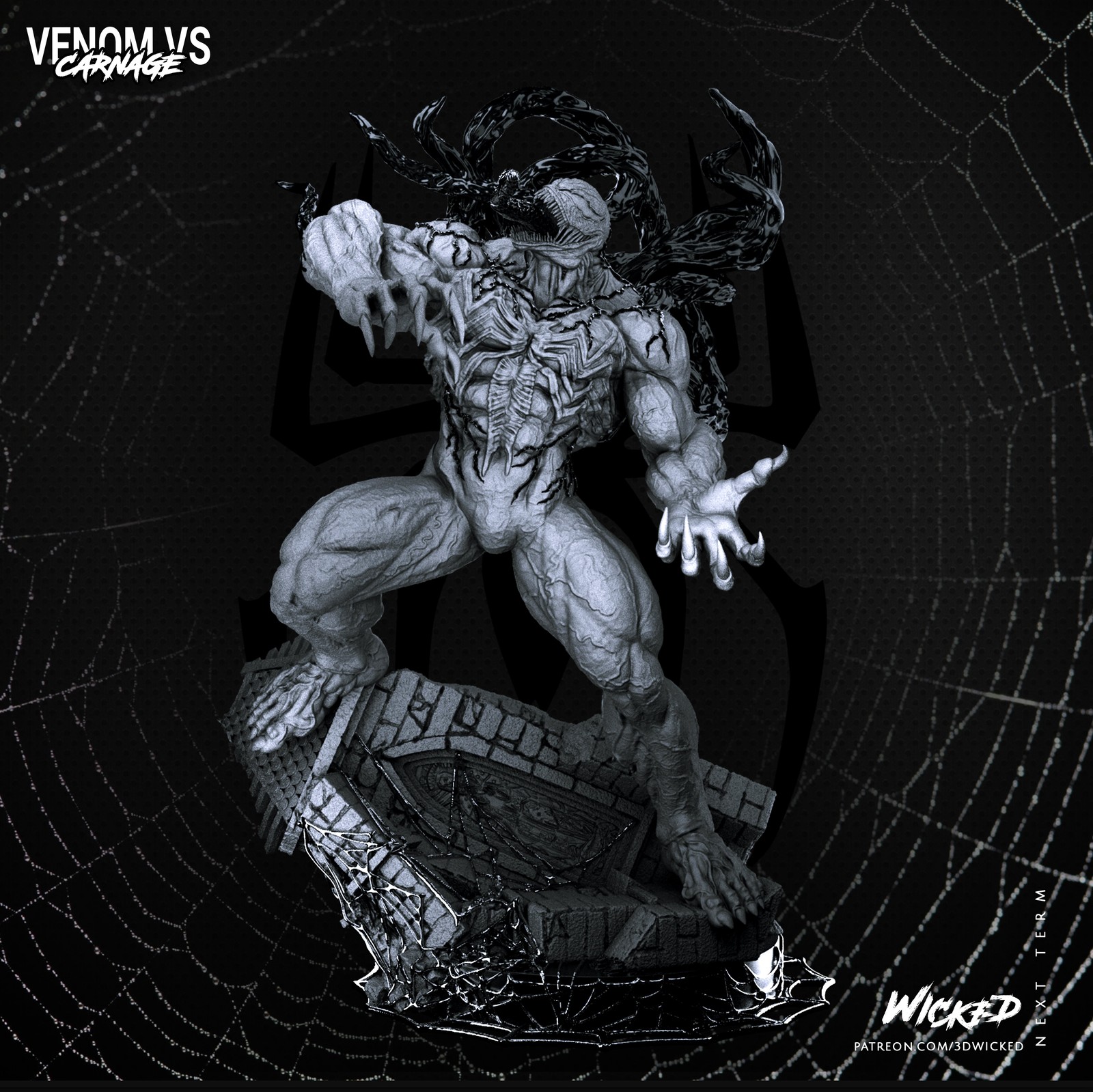 Marvel Venom Sculpture