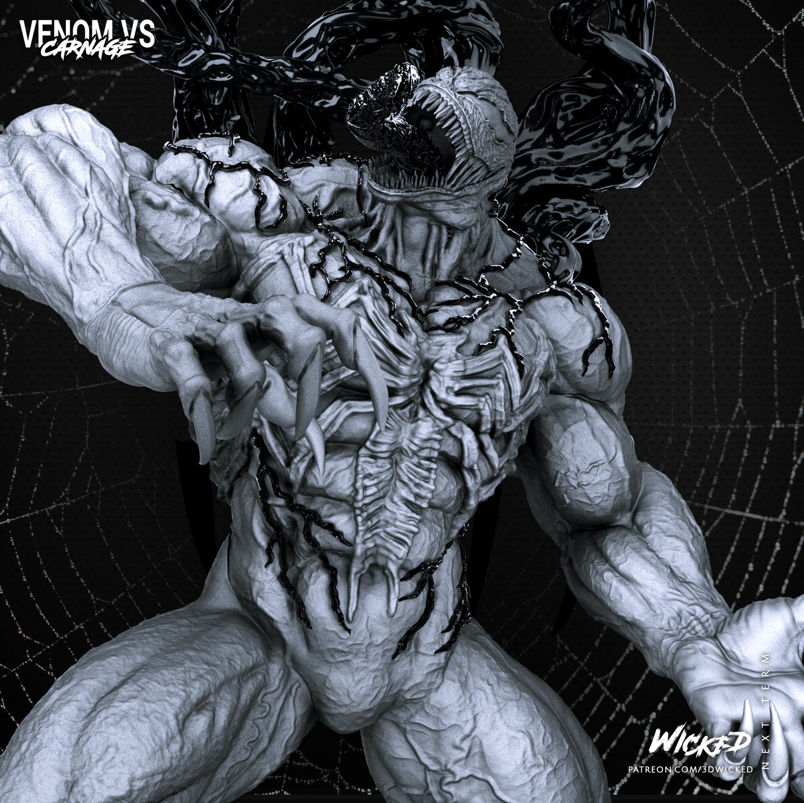 Marvel Venom Sculpture - Image 4
