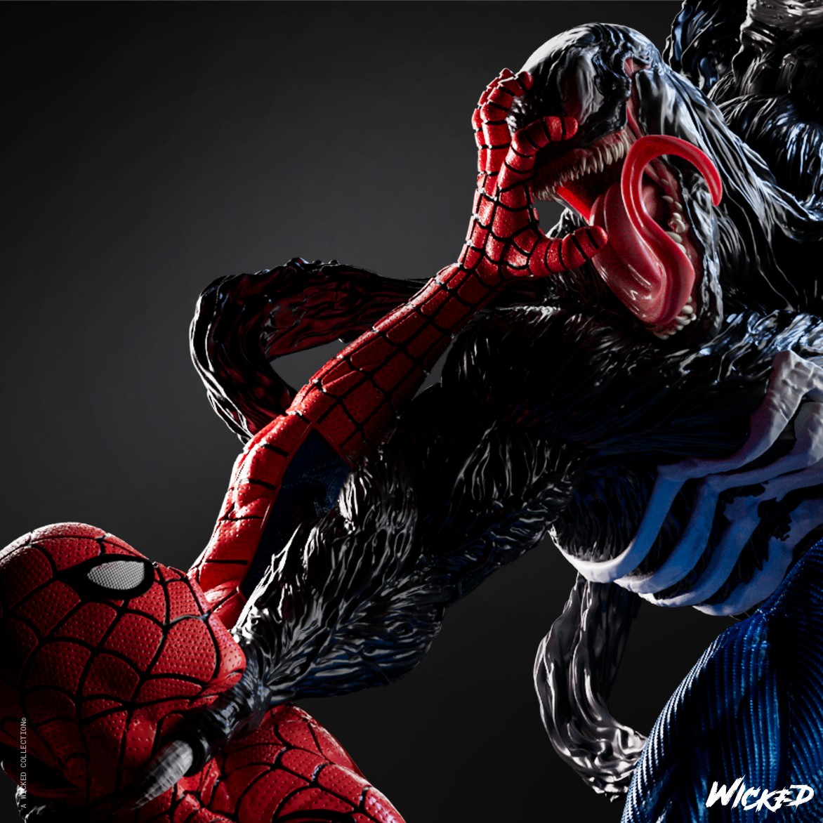 Marvel Venom and Spiderman V2 Diorama - Image 5