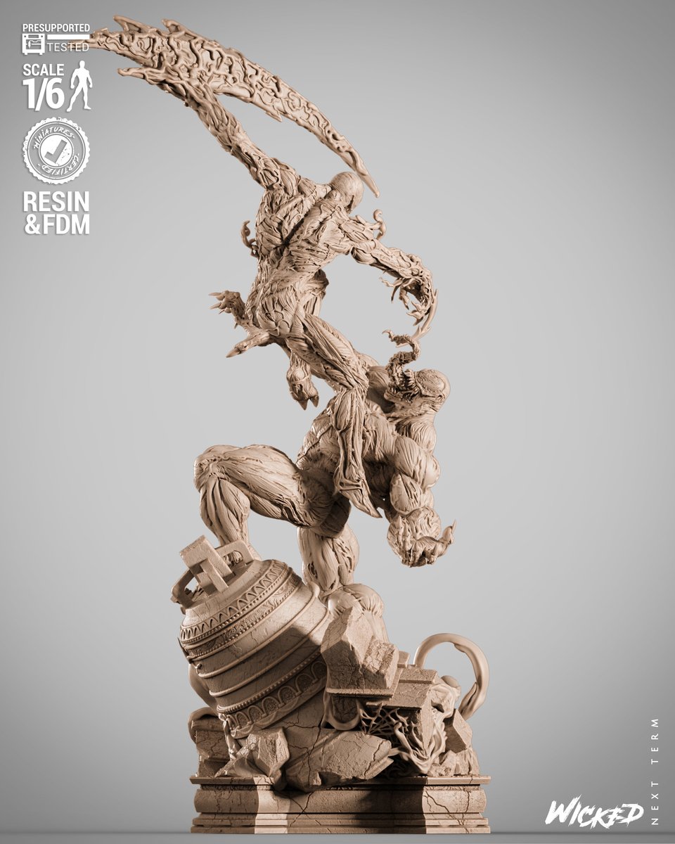 Marvel Venom VS Carnage Diorama - Image 2