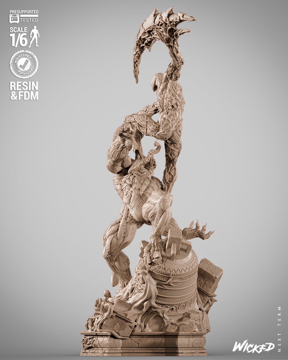 Marvel Venom VS Carnage Diorama - Image 4