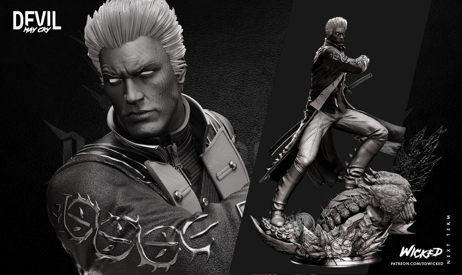 Video Game Vergil Sculpture