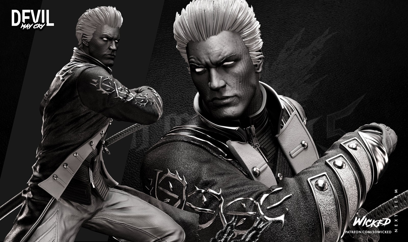 Video Game Vergil Sculpture - Image 4