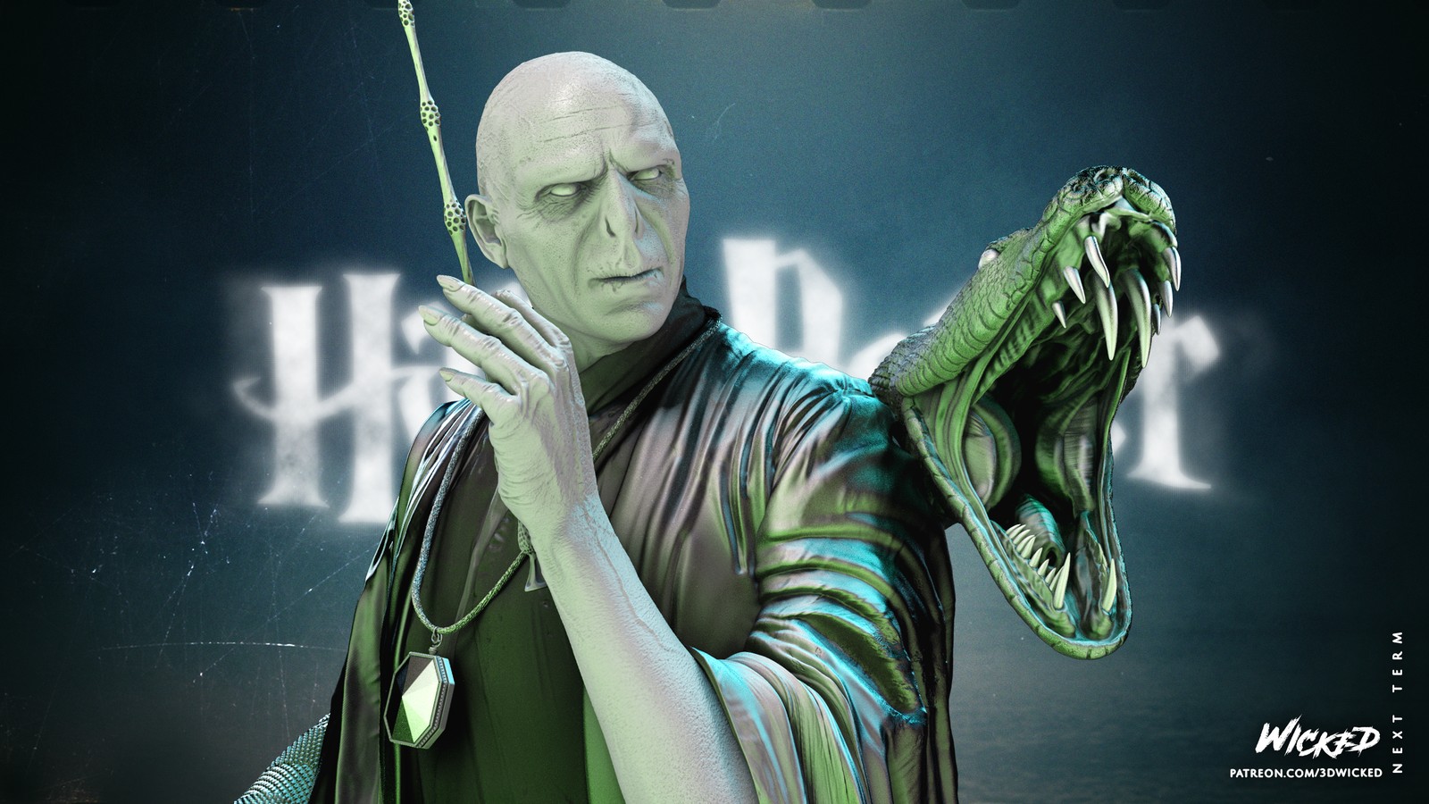 Voldemort Nagini - Bust (Harry Potter)