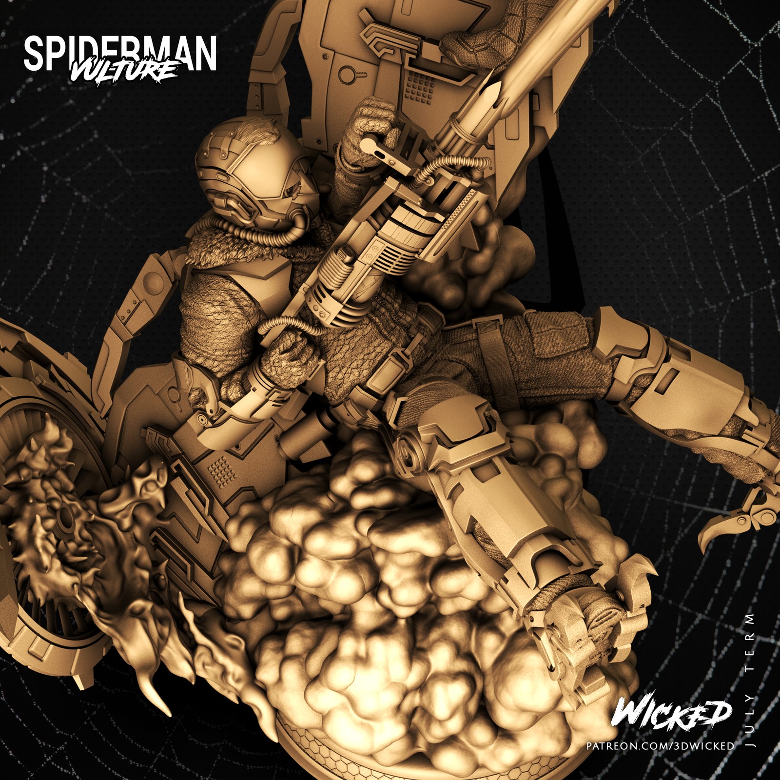 Marvel Vulture Sculpture