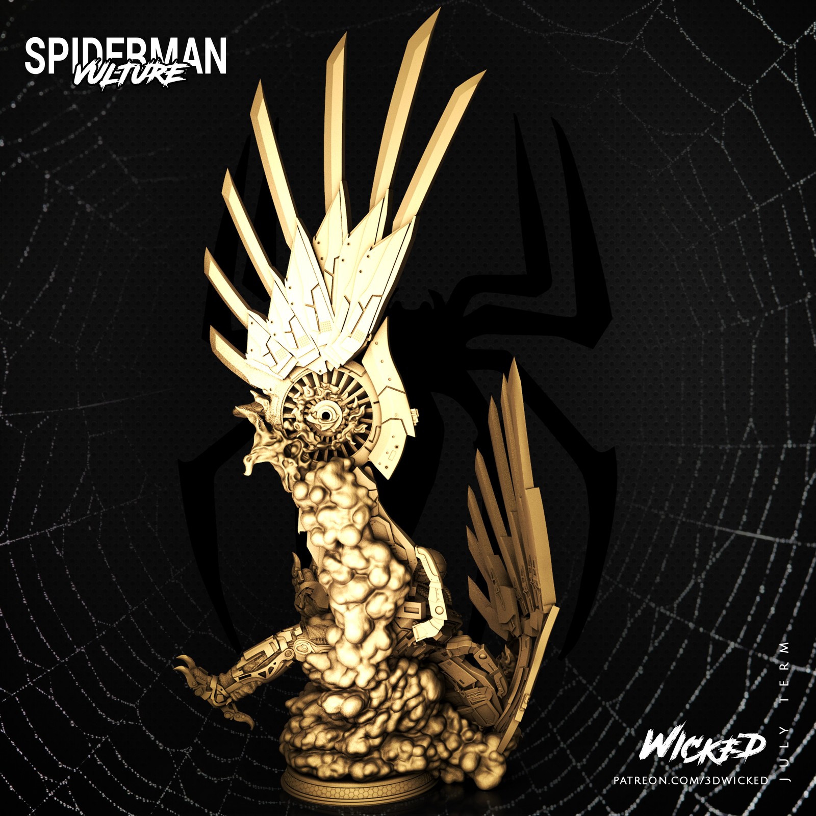 Marvel Vulture Sculpture - Image 2