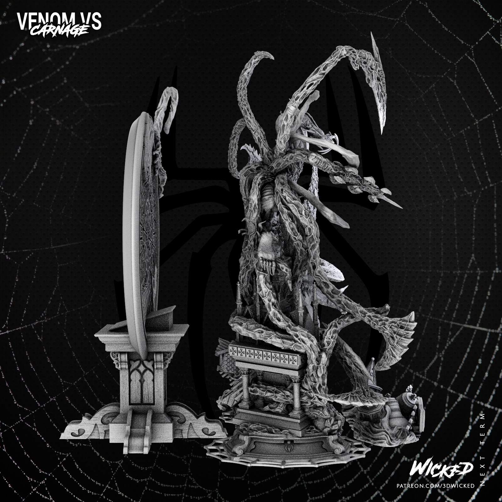 Marvel Venom vs Carnage Diorama - Image 5
