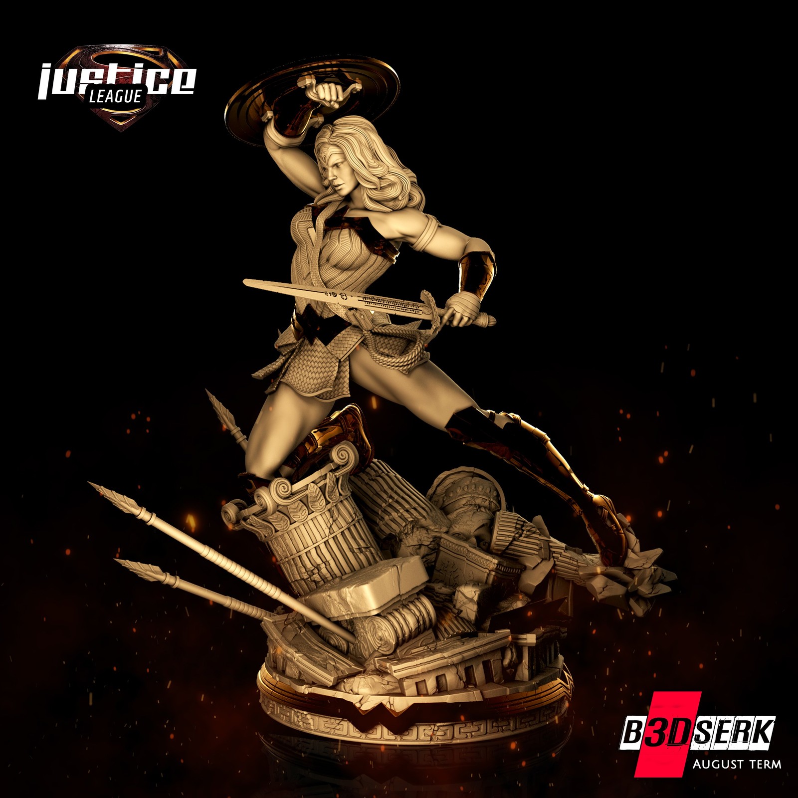 Wonder Woman Sculpture 1/6