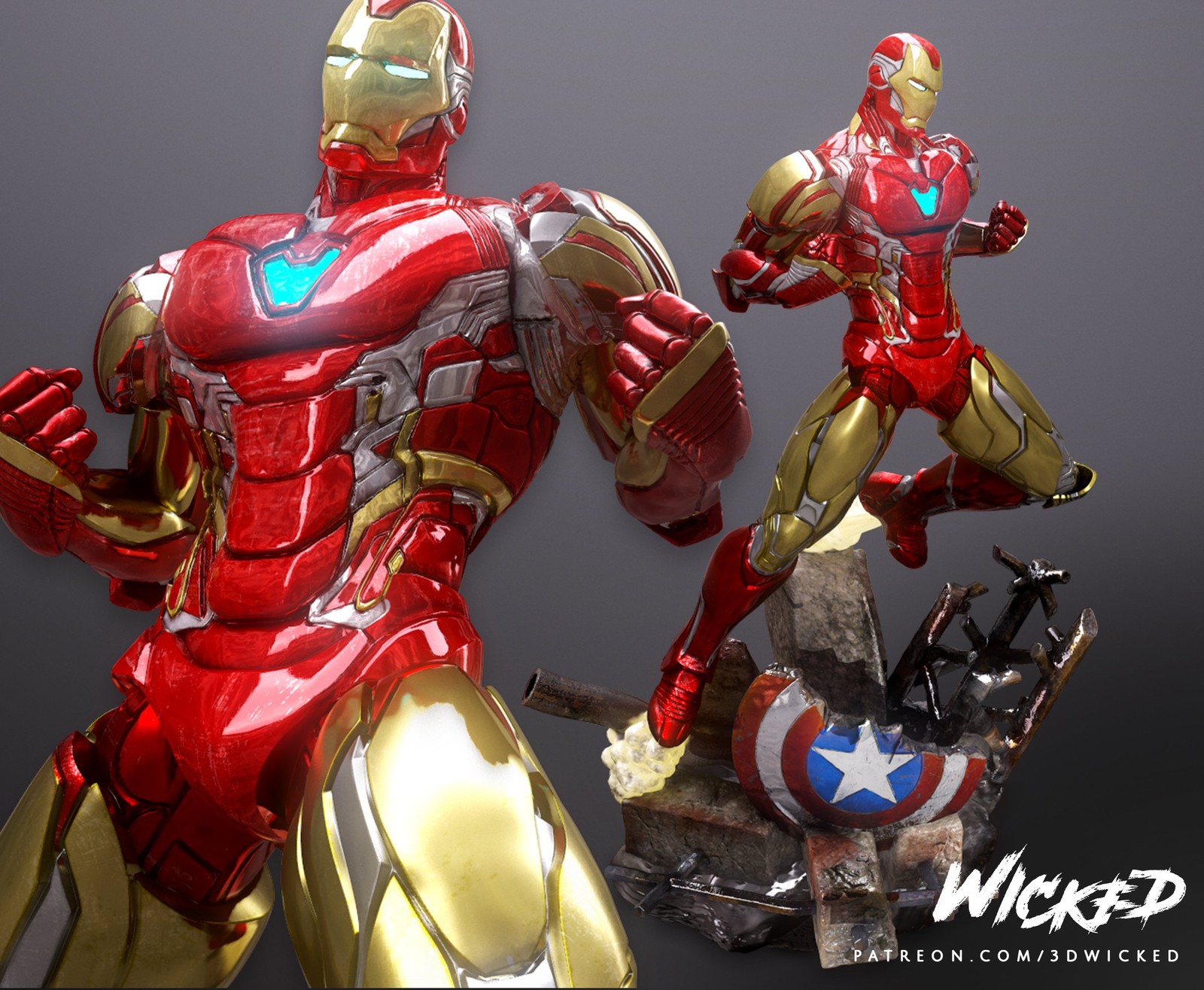 Marvel Avengers Iron Man Sculpture