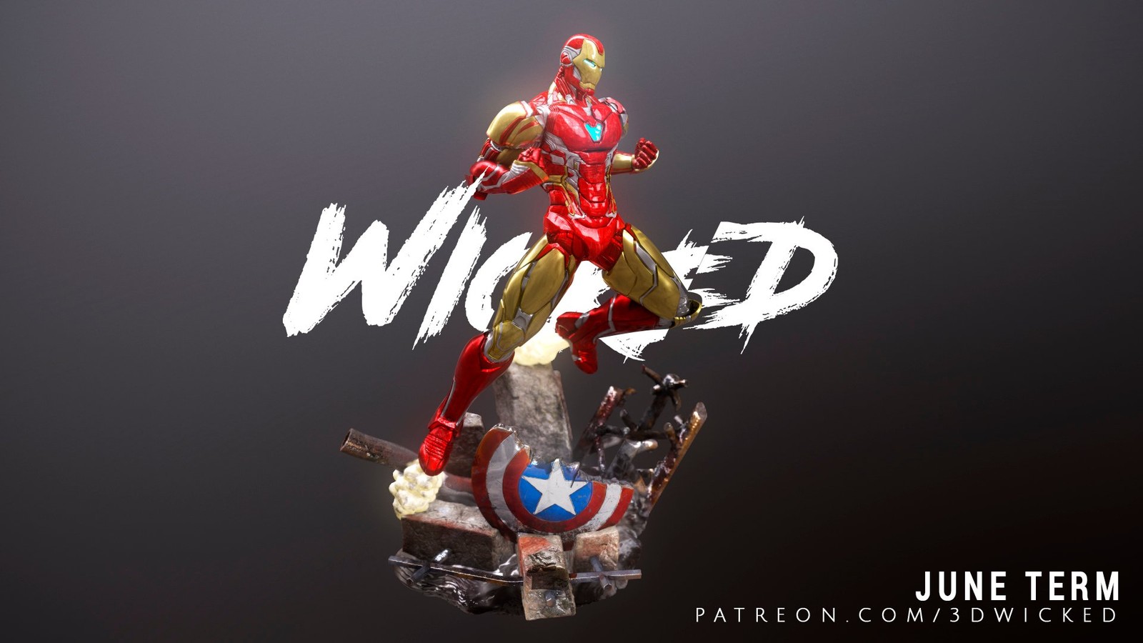 Marvel Avengers Iron Man Sculpture - Image 2