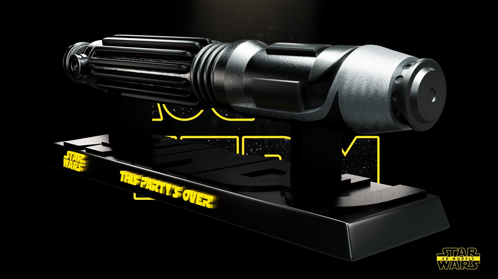 Mace Windu Lightsaber Sculpture - Image 2