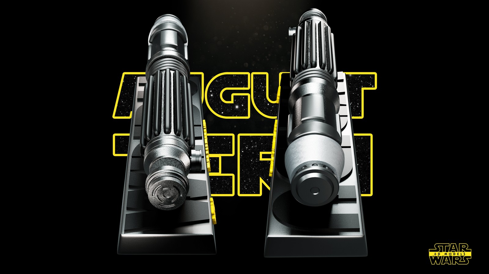 Mace Windu Lightsaber Sculpture - Image 4