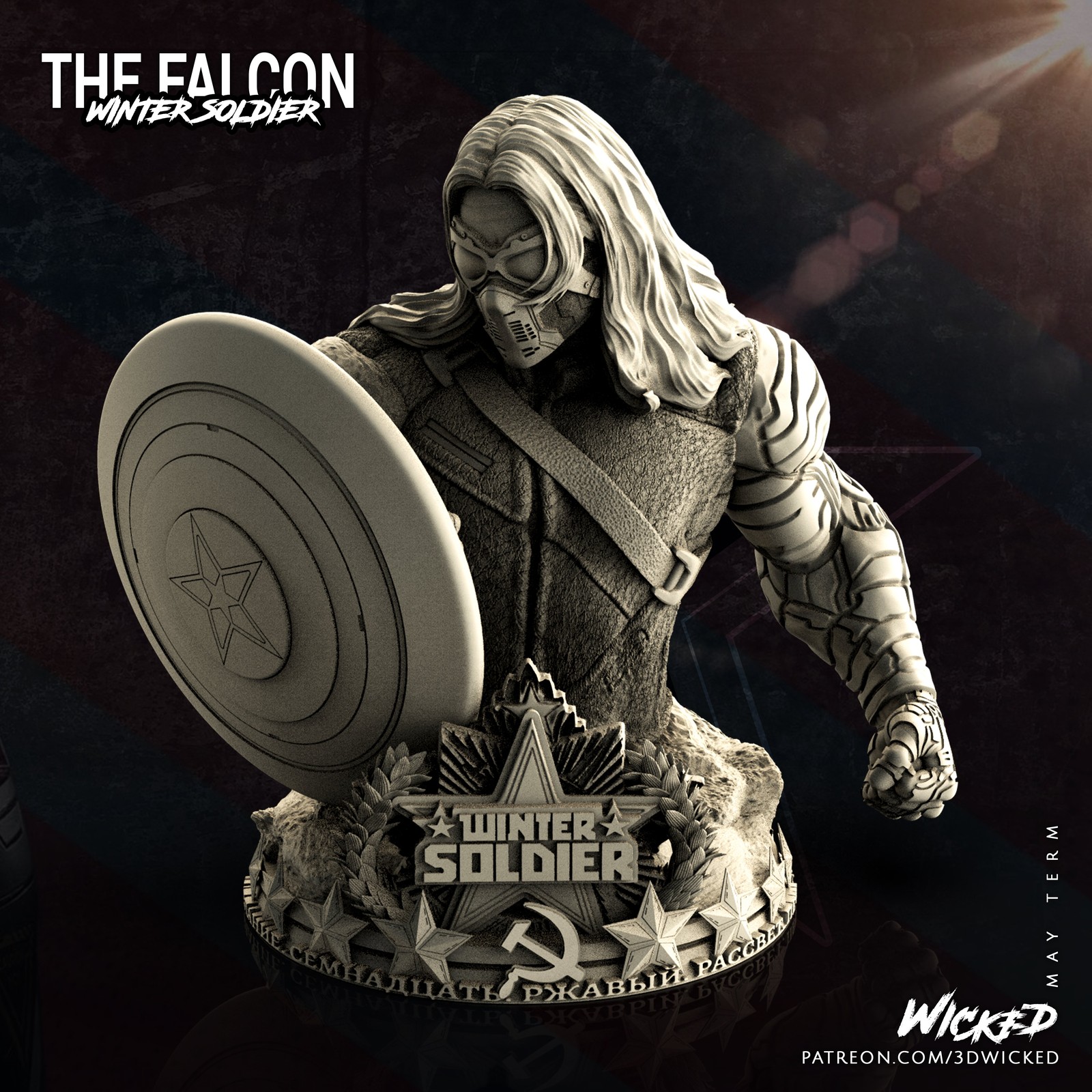 Winter Soldier Shield - Bust (Marvel)